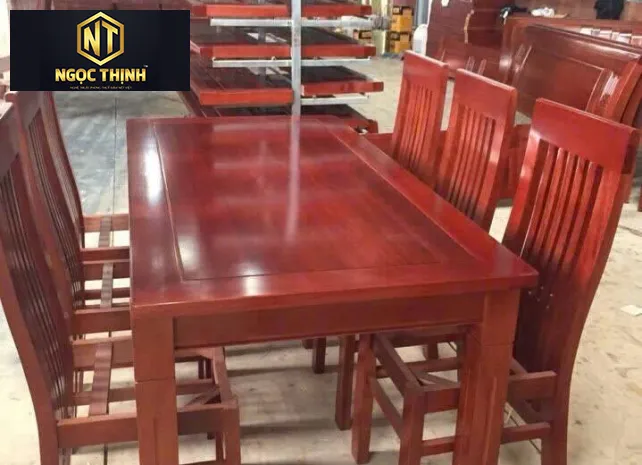 BỘ BÀN ĂN GỖ NGỌC THỊNH CHẤT LƯỢNG